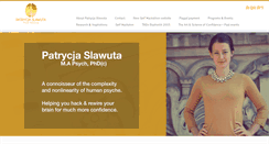 Desktop Screenshot of patrycjaslawuta.com
